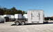 Enclosed Utility Hybrid Trailer 7'x20' - Lawn Mower Equipment Hauler Storage - SLE Equipment - 9