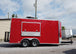 8.5' x 16' Red Concession Food Trailer