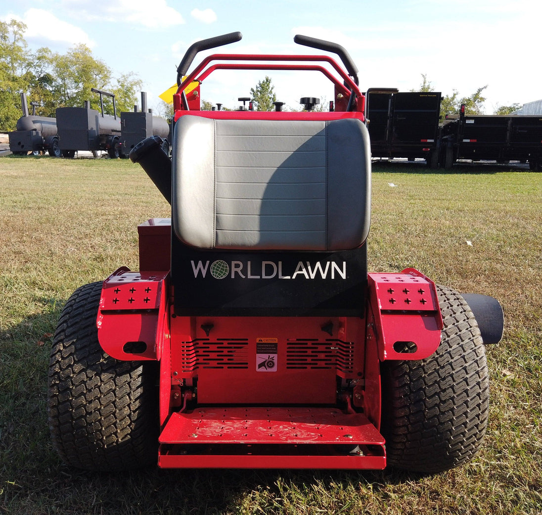 WorldLawn 52" Venom Stand On Zero Turn Mower Front Right