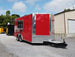 8.5' x 16' Red Concession Food Trailer