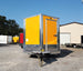 8.5' x 12' Yellow Concession Food V-Nose Trailer