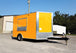 8.5' x 12' Yellow Concession Food V-Nose Trailer