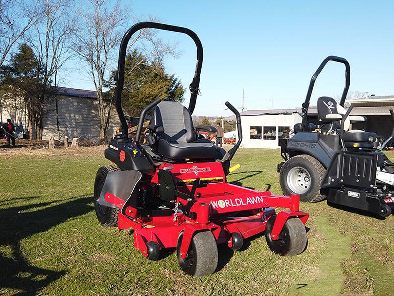 WorldLawn King Cobra Zero Turn Mower Front Right