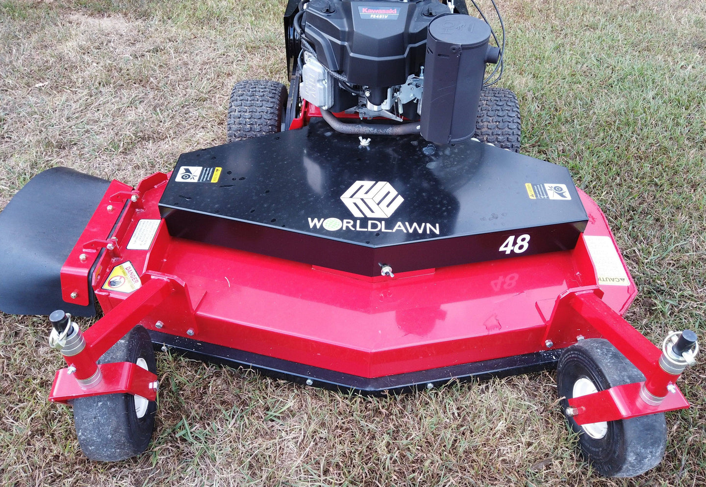 WorldLawn Hydro Walk Behind Mower Front Left