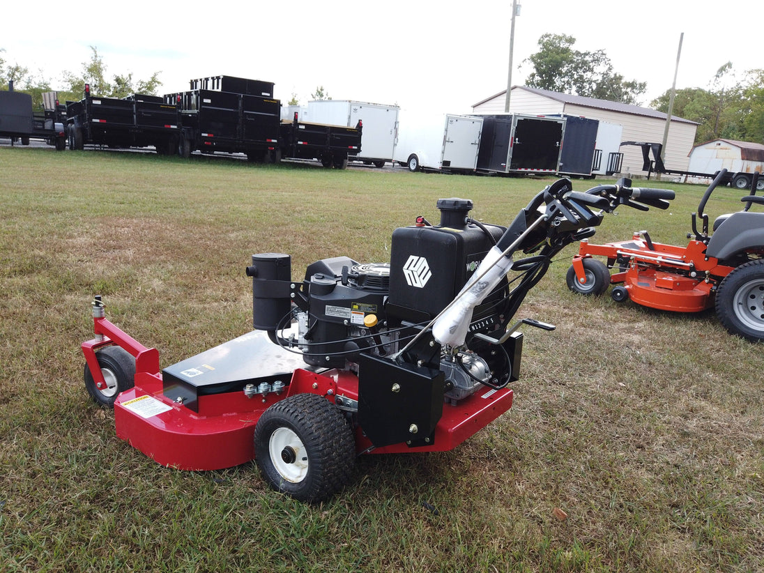 WorldLawn Hydro Walk Behind Mower Front Right