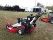 WorldLawn Hydro Walk Behind Mower Front Left
