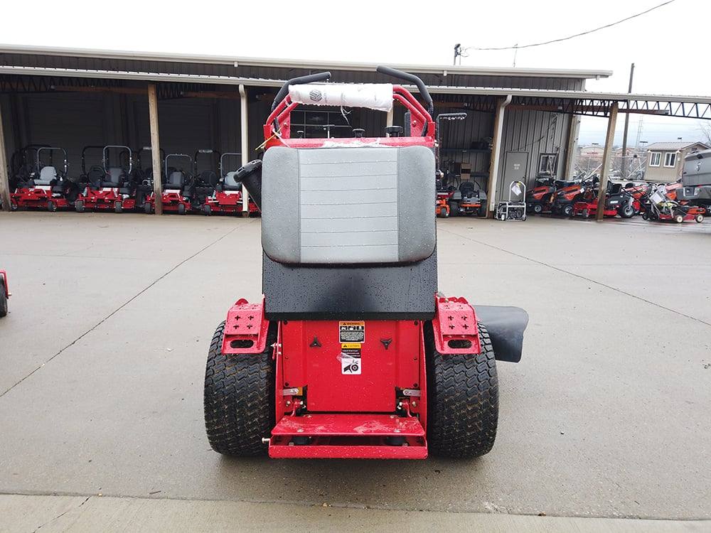 WorldLawn Venom Stand-On Walk Behind Mower Front Left