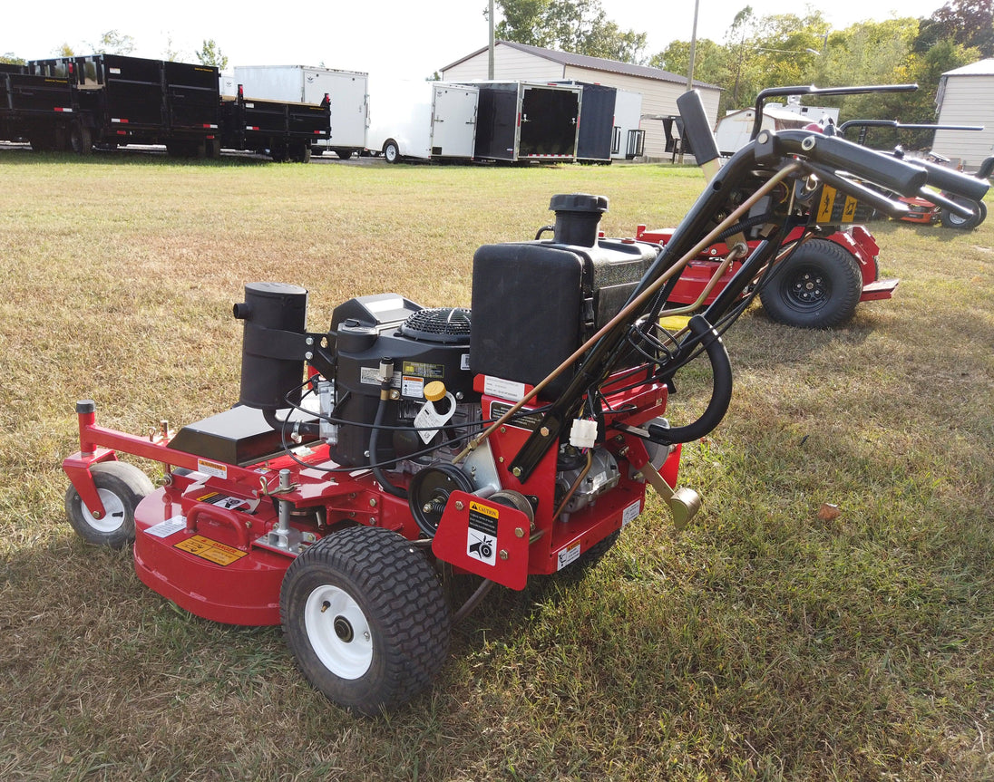 WorldLawn 36" Belt Walk Behind Mower Front Left