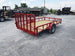 Utility Trailer 6.5' X 12' Red 3500lb Dovetail Mesh Gate