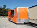 8.5' x 16' Orange Concession Food Trailer With Appliances