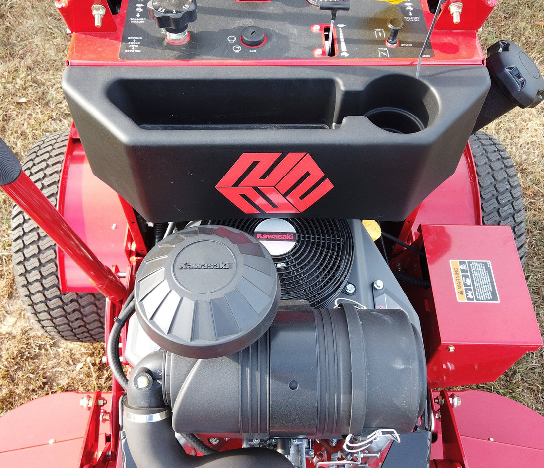 WorldLawn 52" Venom Stand On Zero Turn Mower Front Right