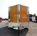 8.5' x 16' Yellow Concession Food V-Nose Trailer