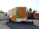 8.5' x 16' Yellow Concession Food V-Nose Trailer