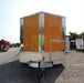 8.5' x 16' Yellow Concession Food V-Nose Trailer