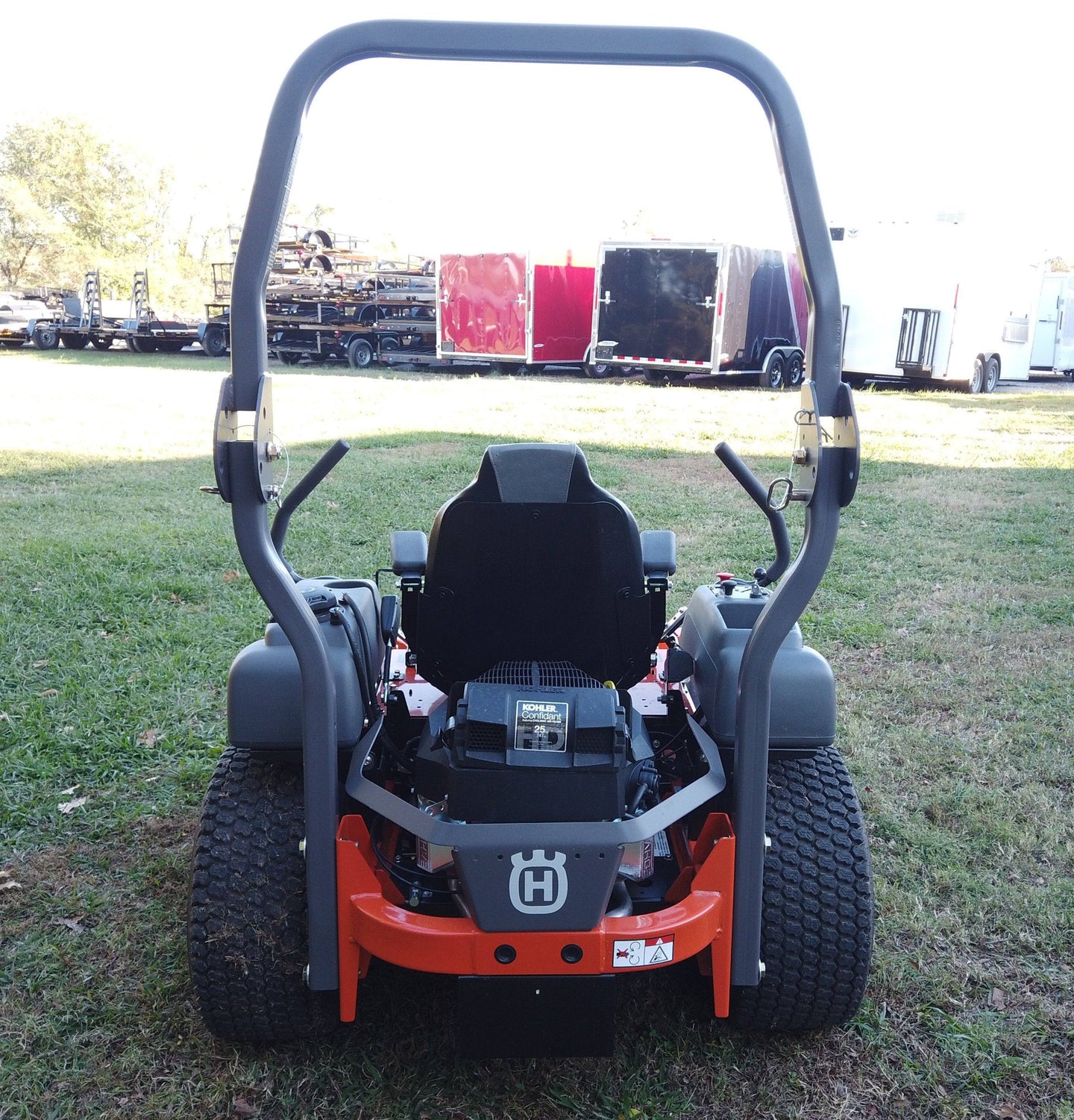 Husqvarna M-ZT 61 Zero Turn Lawn Mower 25 HP Kohler Confidant front view