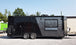 8.5' x 22' Black Porch Style Concession Food Trailer