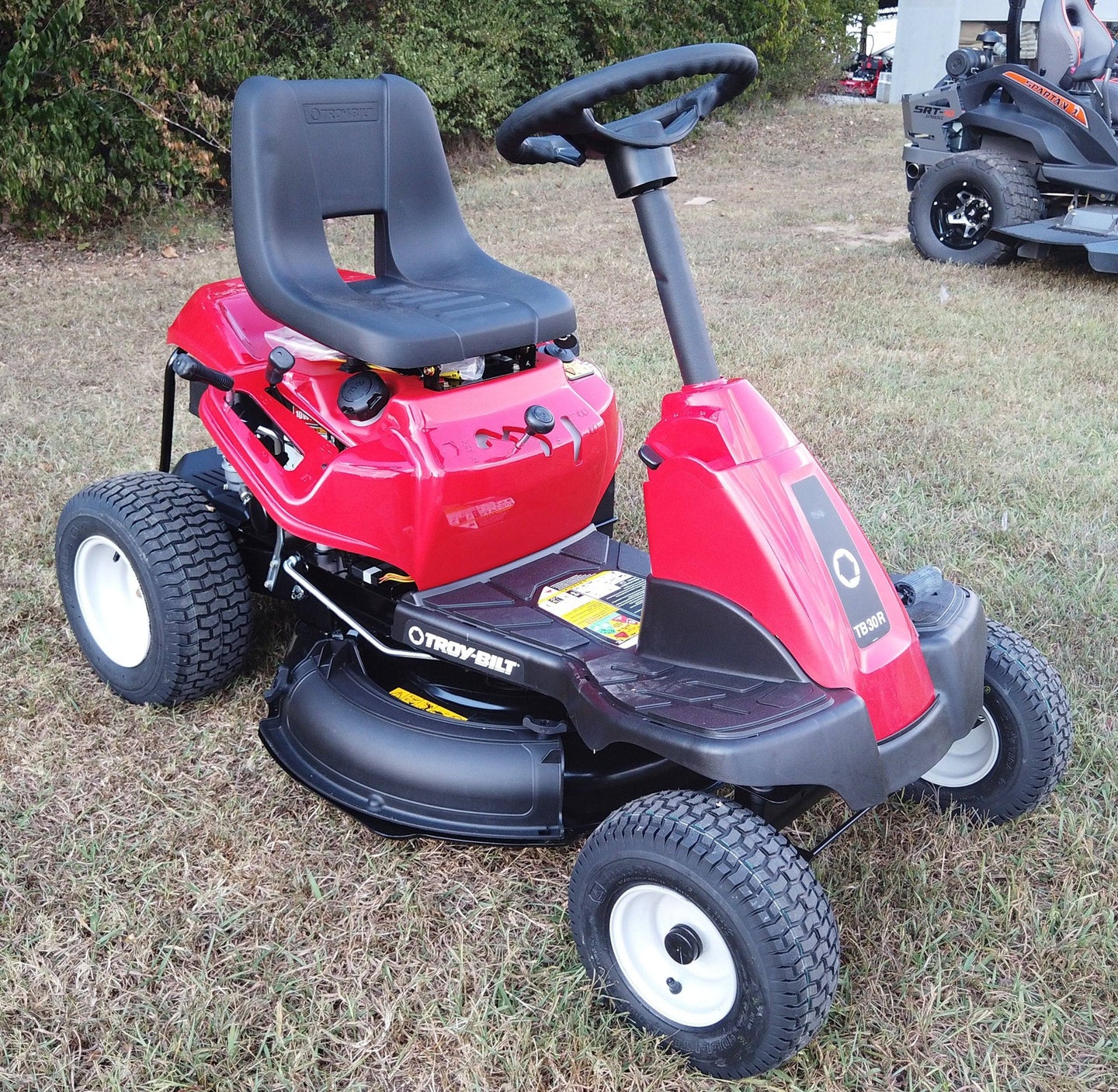 Troy-Bilt TB30 30" Riding Mower Front Right View