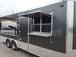 8.5 x 22 Grey Porch Style Concession Trailer