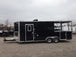 8.5 x 22 Black Porch Style Concession Food Trailer