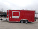 8.5 x 18 Red Food Concession Trailer