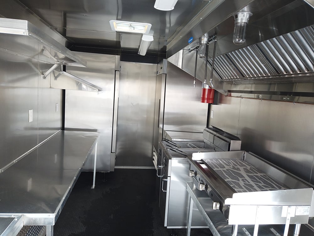 8.5 x 18 White Concession Food Trailer