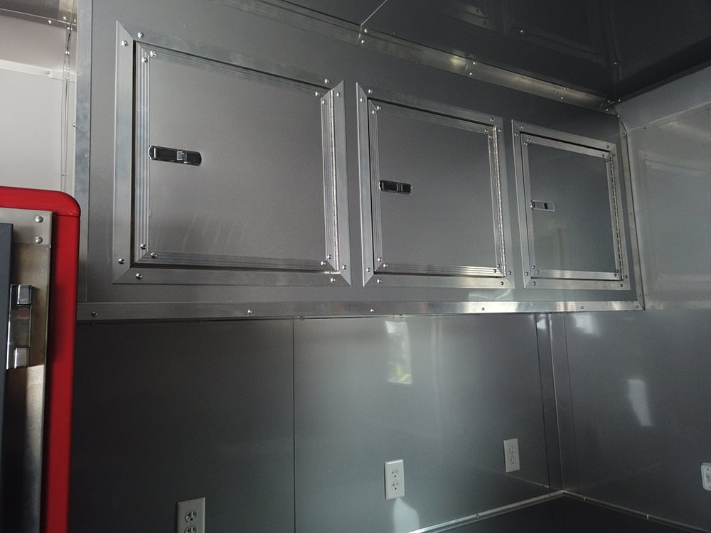 8.5 x 24 Porch Style Food Concession Trailer