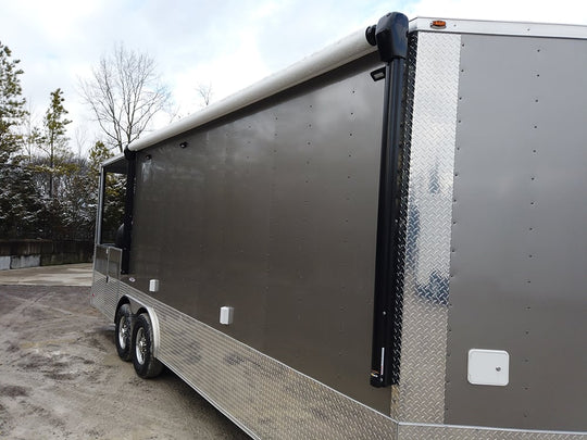 8.5 x 24 Porch Style Food Concession Trailer