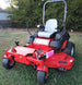 Simplicity 61" Zero Turn Mower Contender 25 HP Briggs Engine Front Right Angle