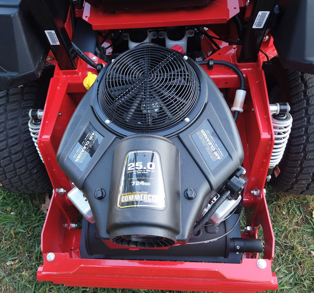 Simplicity 61" Zero Turn Mower Contender 25 HP Briggs Engine Front Right Angle