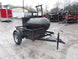 Smoker Trailer Pull Behind 5'x8' with Counter Weight Left