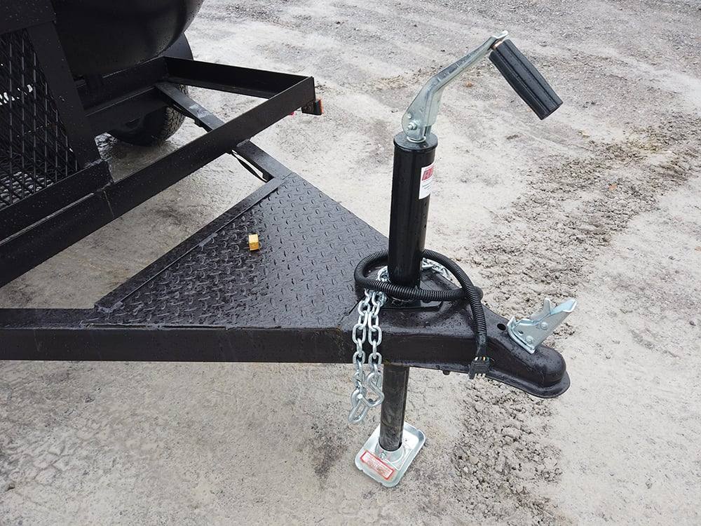 Smoker Trailer Pull Behind 5'x8' with Counter Weight Left