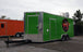 8.5' x 20' Lime Green Concession Food V-Nose Trailer