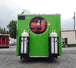 8.5' x 20' Lime Green Concession Food V-Nose Trailer