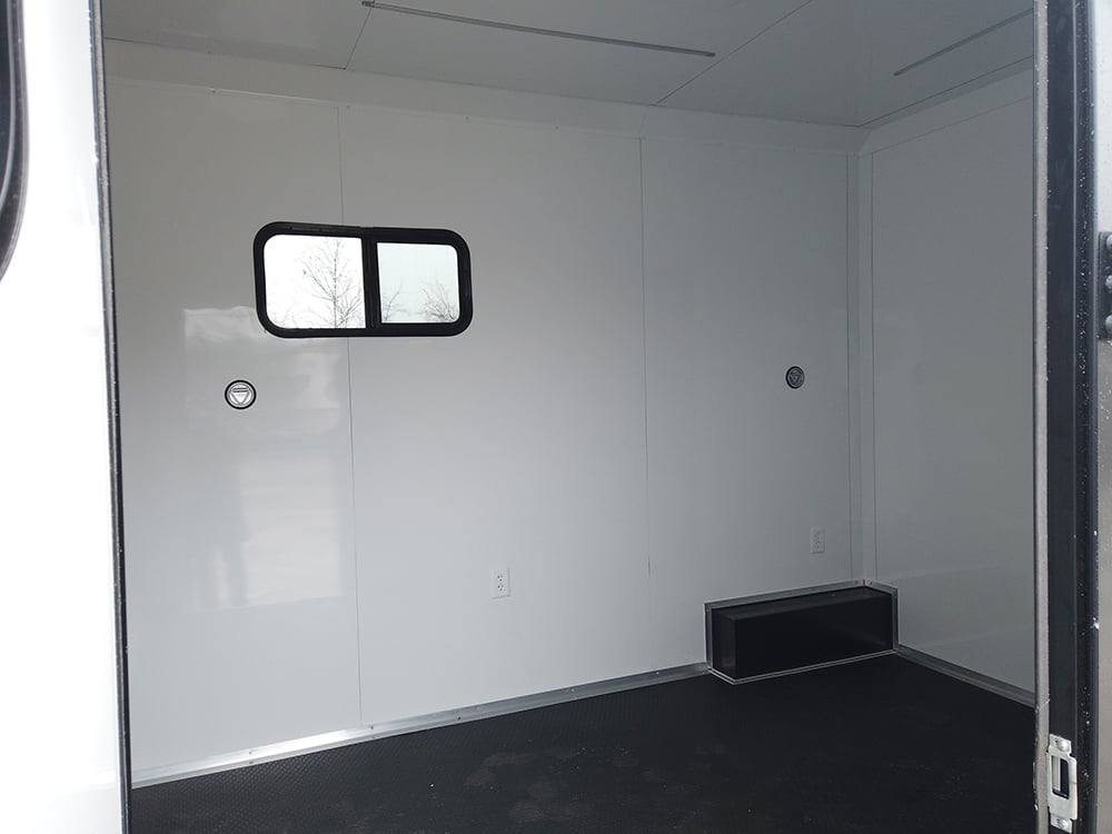 8.5' x 20' Charcoal Gray Custom Office Enclosed Trailer - SLE Equipment - 14