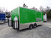 8.5' x 18' Lime Green Concession Food Trailer With Appliances