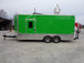 8.5' x 18' Lime Green Concession Food Trailer With Appliances