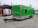 8.5' x 18' Lime Green Concession Food Trailer With Appliances