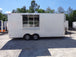 White 8.5' x 20' Event Catering Concession Food Trailer