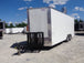 White 8.5' x 20' Event Catering Concession Food Trailer