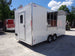 White 8.5' x 20' Event Catering Concession Food Trailer