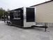 8.5' x 22' Black Porch Style Concession Trailer