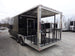 8.5' x 22' Black Porch Style Concession Trailer