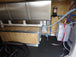 8.5' x 22' Black Porch Style Concession Trailer