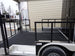 8.5' x 22' Black Porch Style Concession Trailer