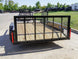 7x14 Utility Trailer with Side Gate and Dbl Brake (2) 3,500lb Axle - SLE Equipment - 5