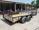 7x14 Utility Trailer with Side Gate and Dbl Brake (2) 3,500lb Axle - SLE Equipment - 6