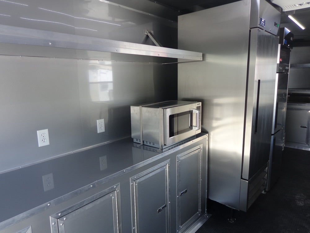 8.5' x 20' White Concession Food Trailer With Appliances