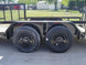 7x14 Utility Trailer with Side Gate and Dbl Brake (2) 3,500lb Axle - SLE Equipment - 11