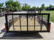 7x14 Utility Trailer with Side Gate and Dbl Brake (2) 3,500lb Axle - SLE Equipment - 13