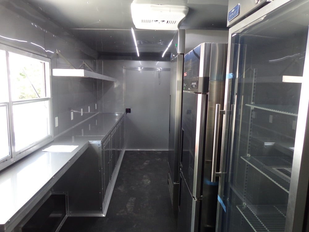 8.5' x 20' White Concession Food Trailer With Appliances